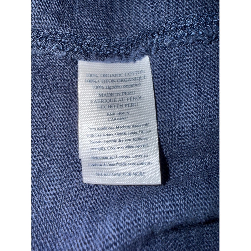 Faherty Sunwashed Organic Cotton Hoodie Sunburst Navy Women's XL WKS2414-VRS - Picture 3 of 7